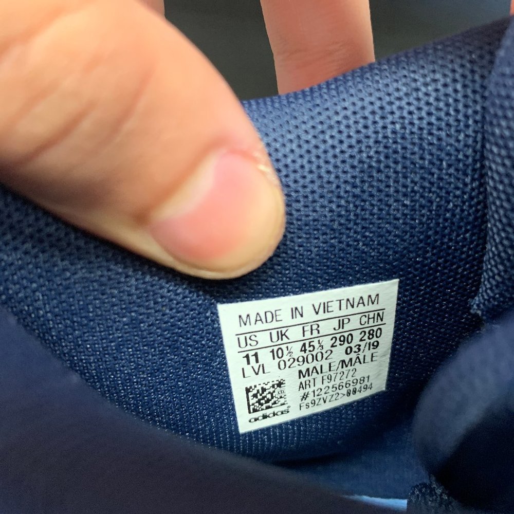 New Adidas Pro Next 2019 Navy Blue Basketball Shoe - Picture 7 of 7